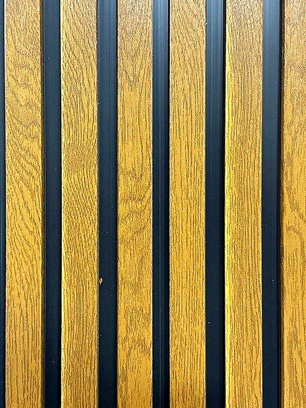 3D-панель King Plast 12-101A — золотистое дерево, 12 см