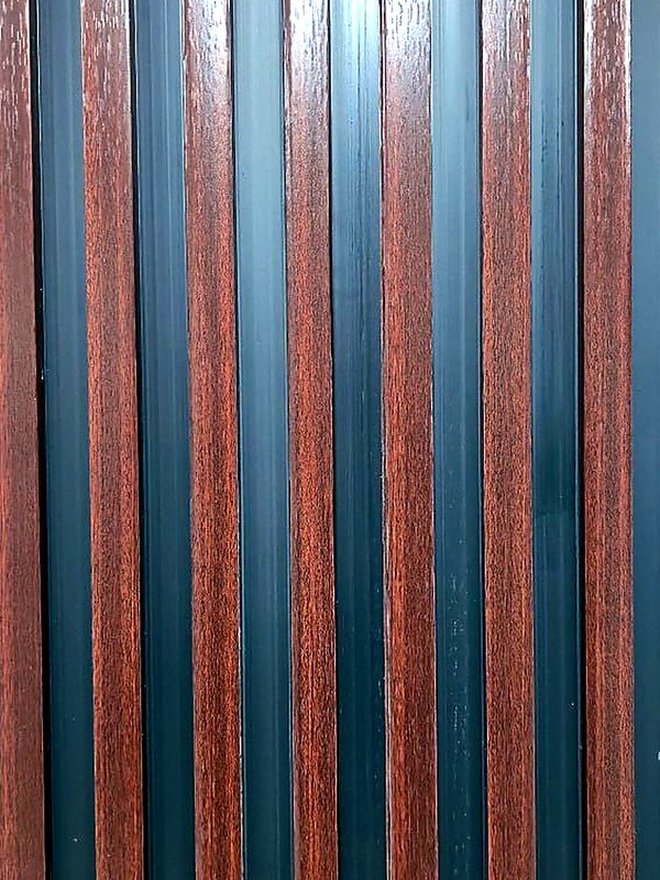3D-панель King Plast 16-19 — красное дерево, 16 см