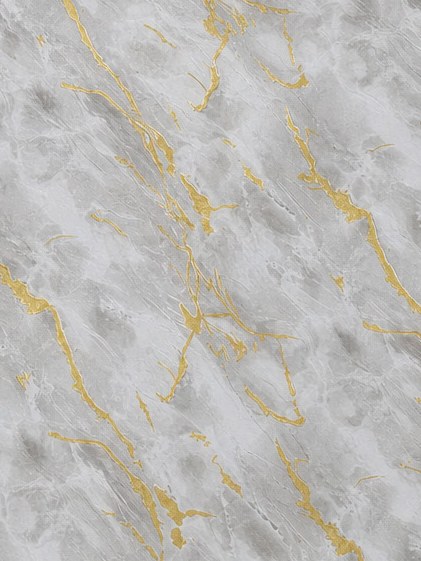 ПВХ панель King Plast AAA-51 — серый мрамор с золотом
